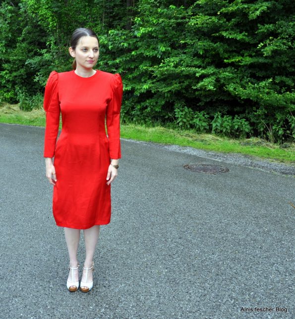 Red 50s dress