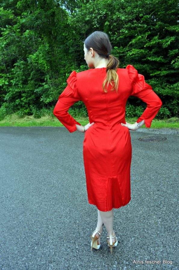 Red 50s dress
