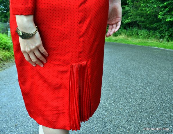 Red 50s dress