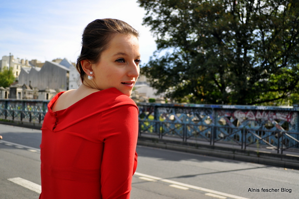 Red Dress dreaming in Paris