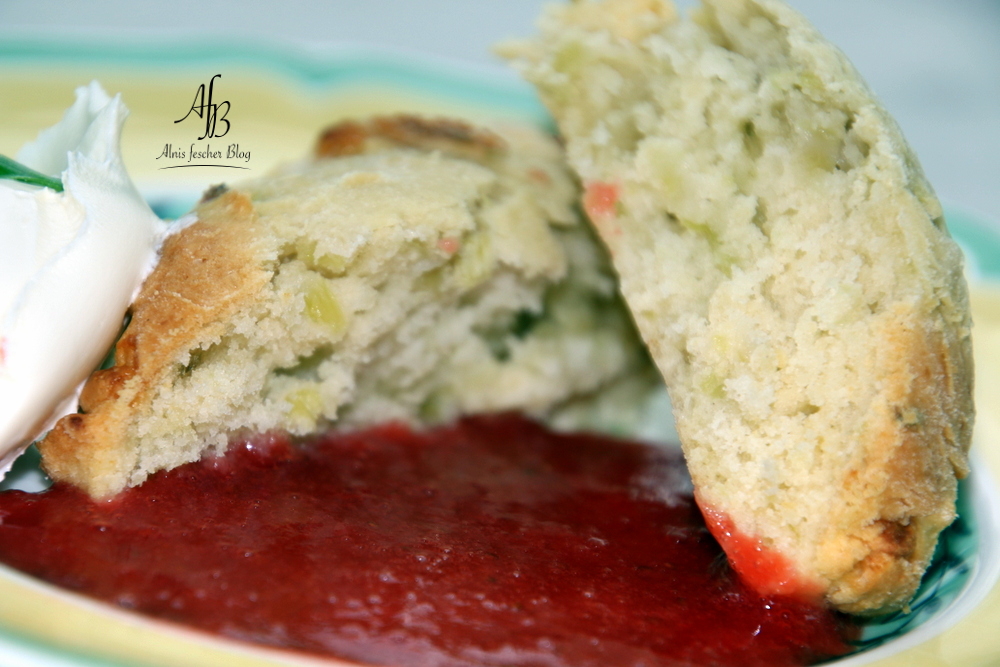 Rezept: Rhabarber Scones